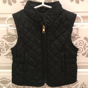 Girls Black Vest